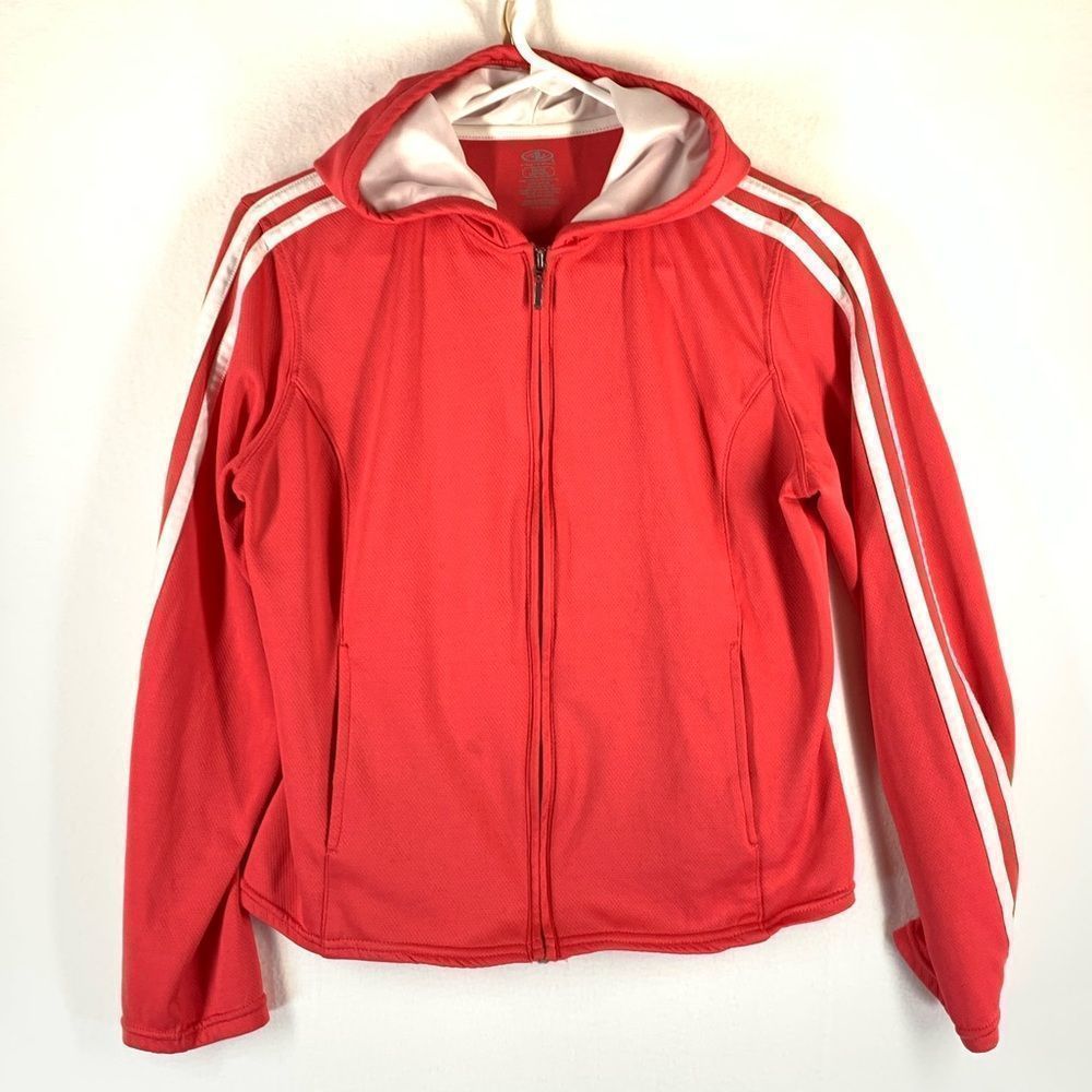 Athletic Works Women Pink Zip Up Hoodie M